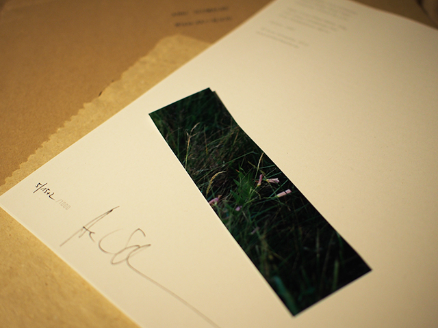 気の利いたテストピースの栞に感激する。